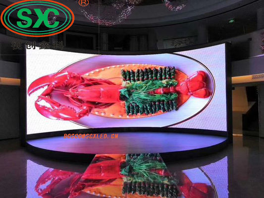 Prezzo buono SMD schermi a LED per pubblicità curva 3,91 mm Pixel Pitch 25 Wattled schermo pubblicitario commerciale in linea