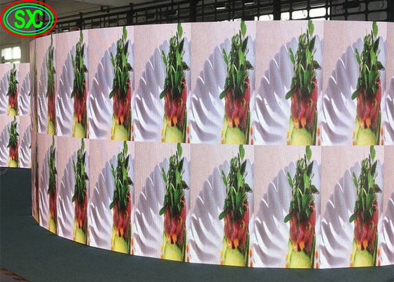 Prezzo buono Affitto principale all'aperto dello schermo di colore pieno impermeabile P4.81, schermo di visualizzazione principale curvo in linea