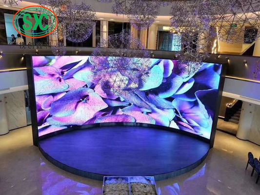 Prezzo buono Impermeabilizzi la dimensione di alta risoluzione curva del modulo dell'esposizione di LED di colore pieno P4.81 250mm*250mm in linea