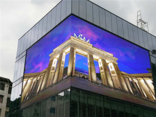Prezzo buono P10 all'aperto ha condotto il video colore pieno dello smd della parete dello schermo che appende la grande esposizione del LED per la grande plaza in linea