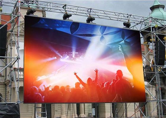 Prezzo buono Alto tasso di aggiornamento P3.91 500*1000mm Impermeabilizzabili esterni a LED Video Wall Truss per eventi in linea