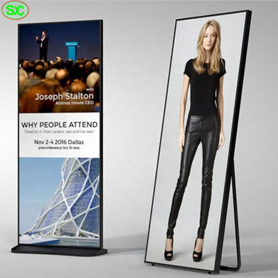Prezzo buono P2 HD Display LED Rimovibile per Poster Pieghevole Digital Signage per Cinema e Supermercato In linea