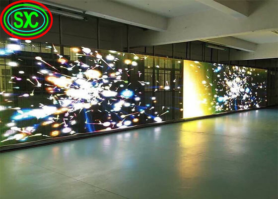 Prezzo buono Full Color HD Flessibile 4000 cd/mq Pannello a LED trasparente schermo a LED trasparente schermo a LED in vetro in linea