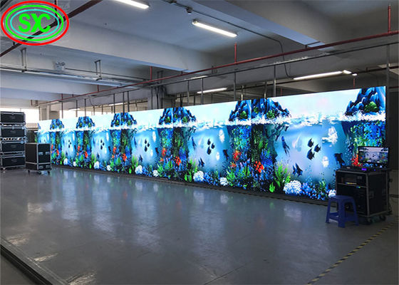 Prezzo buono Dispositivo di fusione in alluminio per schermo di grande dimensione HD 160x160mm P2.5 Ultra-HD all'interno di risparmio energetico LED Video Wall in linea