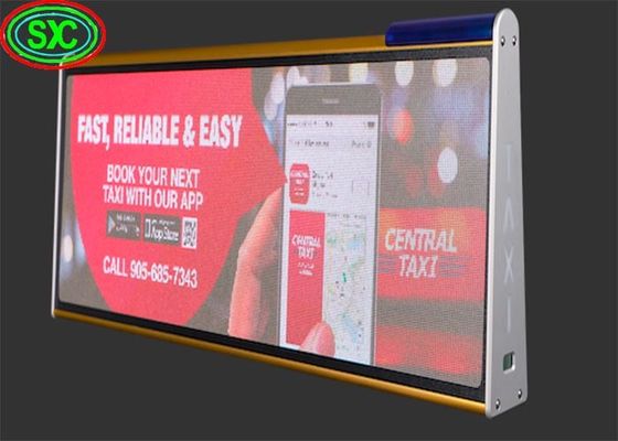 Prezzo buono Display a LED a doppio lato P5 per la pubblicità Segnale del tetto dell'auto Segnale del taxi Display a LED superiore in linea