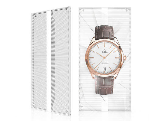 Prezzo buono P3.91-7.82 schermo a LED trasparente 5000 cd/m2 a colori in linea