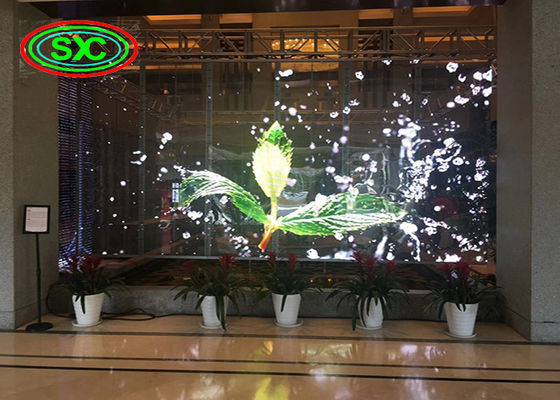 Prezzo buono Schermo trasparente della finestra G3.91 7,8125 dell'interno LED di SMD 1921 per il centro commerciale moderno in linea
