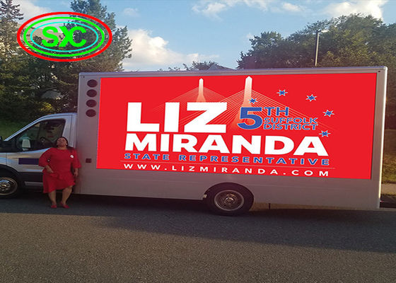 Prezzo buono 60Hz frame rate e testi senza soluzione di continuità P5 Mobile Truck LED Display Screen per eventi sportivi in linea
