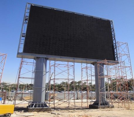 Prezzo buono Grandi cartelloni pubblicitari a LED a colonna a colori esteriori impermeabili P10 in linea