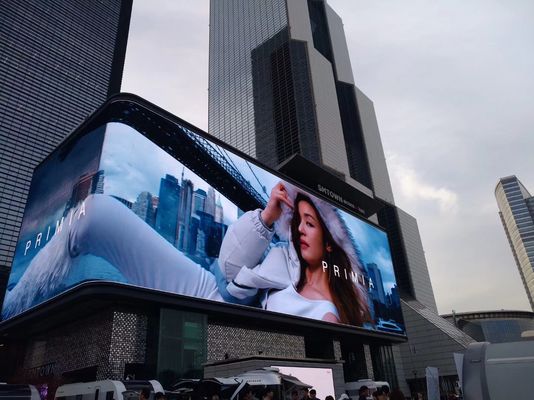 Prezzo buono Display video a LED a colori per la pubblicità all' esterno P10 impermeabile 5000 cd / m2 Luminosità in linea