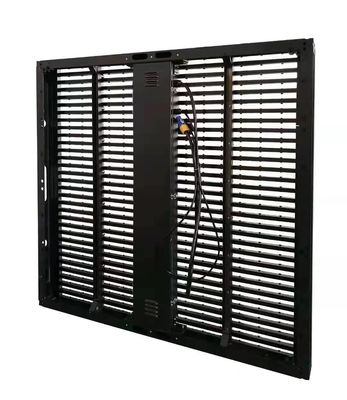 Prezzo buono Manifesto SMD3528 di Wifi della tenda di vetro LED della trasparenza P3.91 di 75% in linea