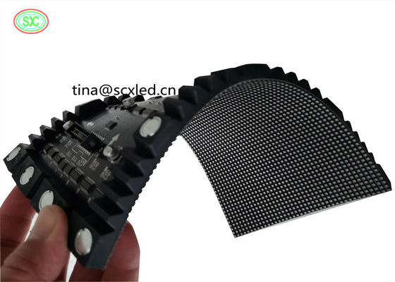 P4 Curve LED Video Screen Curtain Flexible Led Display Module a colori pieni
