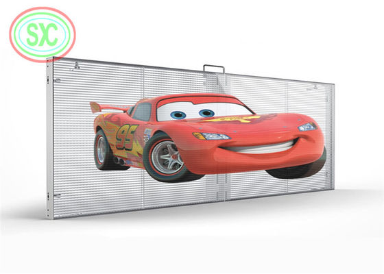 Materiale dell' armadio Display LED trasparente in alluminio con media di 1000 ore senza guasti