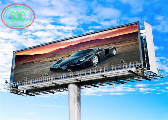 Prezzo buono Tabellone per le affissioni all'aperto a colori Anti-UV di P6 LED con le colonne per la pubblicità commerciale in linea