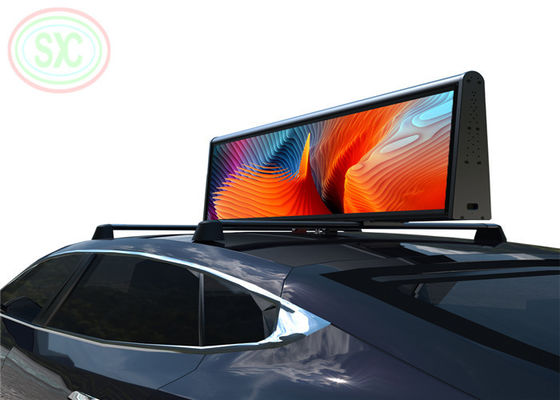 Prezzo buono Cartello LED per tetto taxi P5 a colori fronte/retro, 960x320mm, impermeabile IP67 in linea