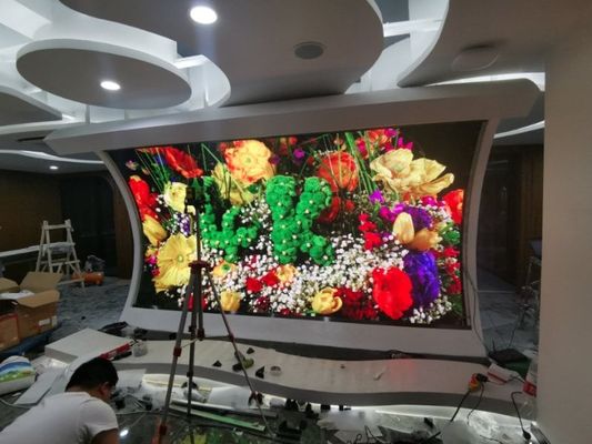 Prezzo buono Il colore pieno di alluminio LED della fase del Governo P2.5 scherma l'alto video della definizione LED   , 640x640mm gabinetto, luminosità 1200cd in linea
