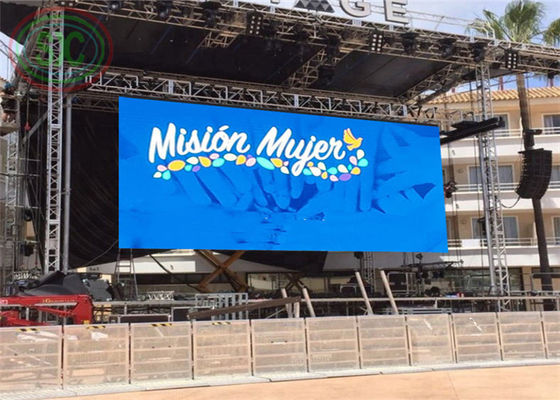 Prezzo buono Grande esposizione di LED esteriore di alta luminosità dell'aeroporto, p4 schermo all'aperto di concerto LED in linea