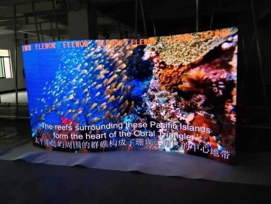 Prezzo buono visualizzazione locativa all'aperto di fusione sotto pressione del gabinetto P4 P4.81 P3.91 LED della parete 500x500mm LED del pannello di alluminio di 500x500mm video in linea