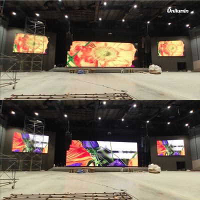 Prezzo buono Colore pieno principale dell'interno di alta risoluzione RGB 3 del tabellone P5 1,1500 nella luminosità, gabinetto di 640x640mm, sistema di Novastar in linea
