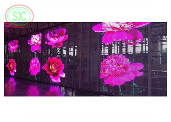 Prezzo buono Esposizione trasparente P3.91 della tenda di colore pieno SMD LED per la pubblicità di finestra in linea