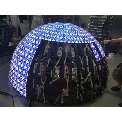 Prezzo buono schermo LED a sfera impermeabile con video/testo/immagine di servizio posteriore e IP43 in linea