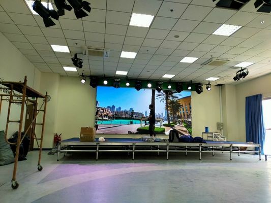 Prezzo buono Buona progettazione termica eccellente dissipazione del calore interno Display a LED a colori 192x192Pixel SMD RGB P3 in linea