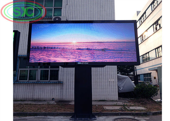 Prezzo buono Tabellone per le affissioni all'aperto impermeabile di P10 LED con il gabinetto d'acciaio del ferro semplice per installazione fissa in linea