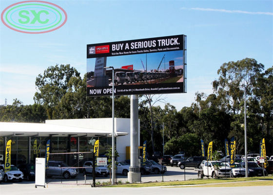 Prezzo buono Monumenti della città all'aperto P10 LED cartellone pubblicitario supporto telecomando in linea