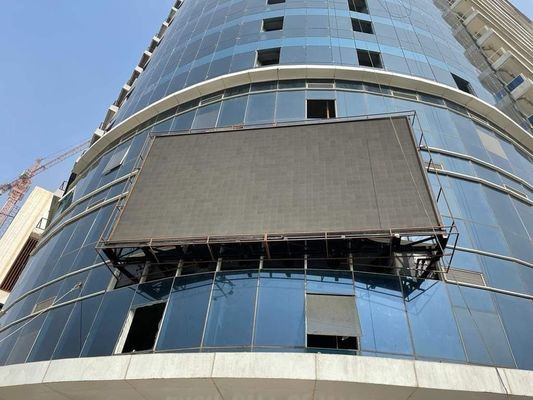 I colori pieni all'aperto Governo di 960mm x di 960 graduano l'esposizione secondo la misura di LED fissa fissata al muro di pubblicità P4 P5 P8 P10