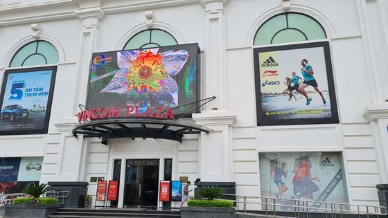 P10 fissi IMMERGONO tabellone per le affissioni impermeabile all'aperto cabinetLed 960x960mm P10 dello schermo di visualizzazione del tabellone per le affissioni di Digital il video IP65 Digital