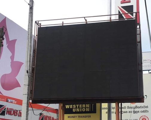 Il colore pieno all'aperto aperto del gabinetto p10 di servizio posteriore impermeabile di P10 ip65 ha condotto la visualizzazione ha condotto il pannello 320* 160mm per il adverti