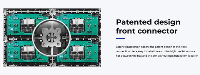 Sistema di controllo Nova Star 600*337.5mm Schermata LED in alluminio a stampa stampata per pubblicit&agrave; P0.9 P1.25 P1.56 16 9 7