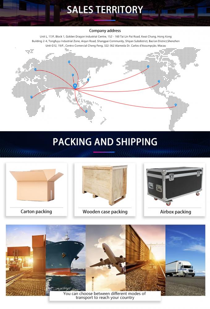 Sistema di controllo Nova Star 600*337.5mm Schermata LED in alluminio a stampa stampata per pubblicit&agrave; P0.9 P1.25 P1.56 16 9 9