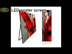 Schermo display LED portatile per poster da interno