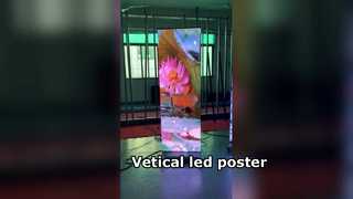 poster a led versione verticale